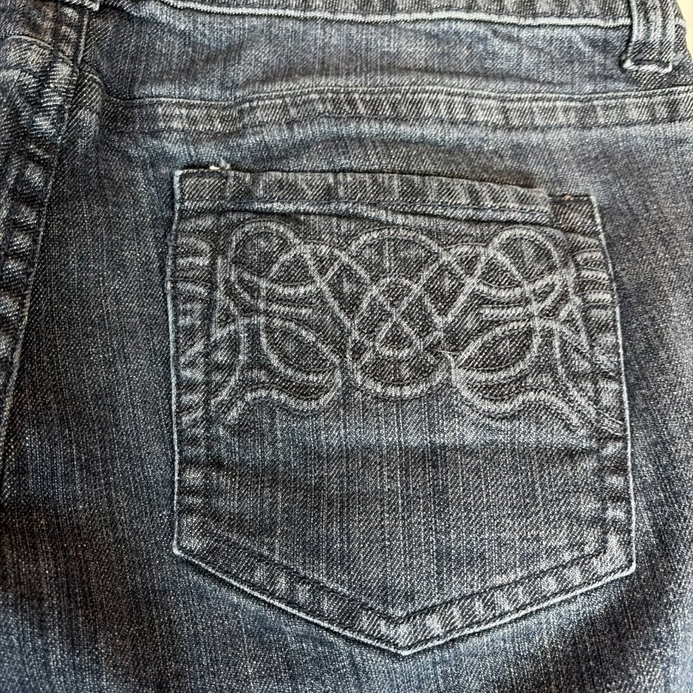 Chico's Dark Wash Cropped Ankle Jeans - Picture 8 of 8